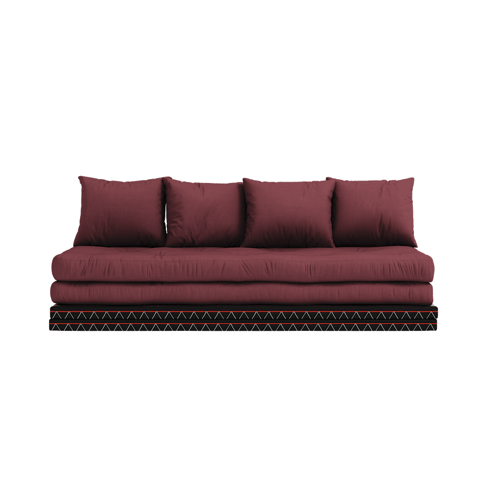 Karup Design CHICO BORDEAUX W. 2 TATAMI 80 X 200 W. 2 CHICO MATTRESS SET BORDEAUX