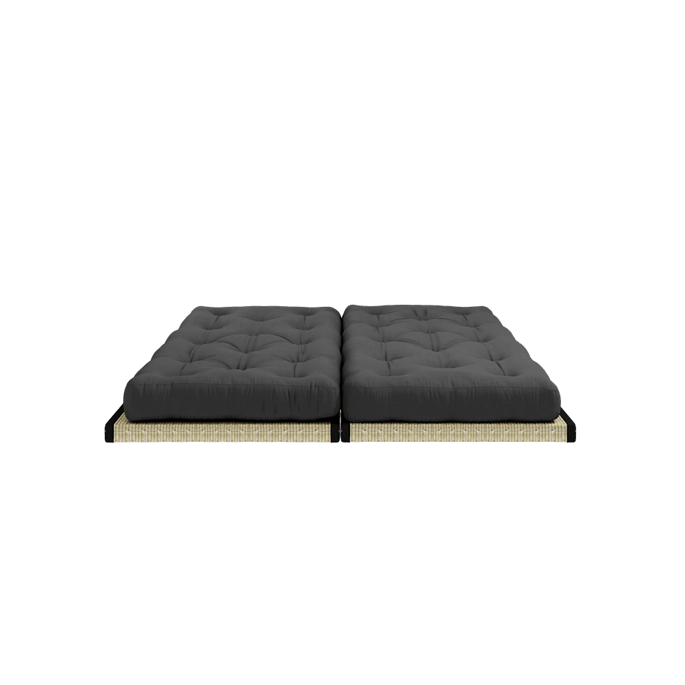 Karup Design CHICO GRIS FONCÉ W. 2 MOIS 80X200 W. JEU DE MATELAS 2 CHICO GRIS FONCÉ