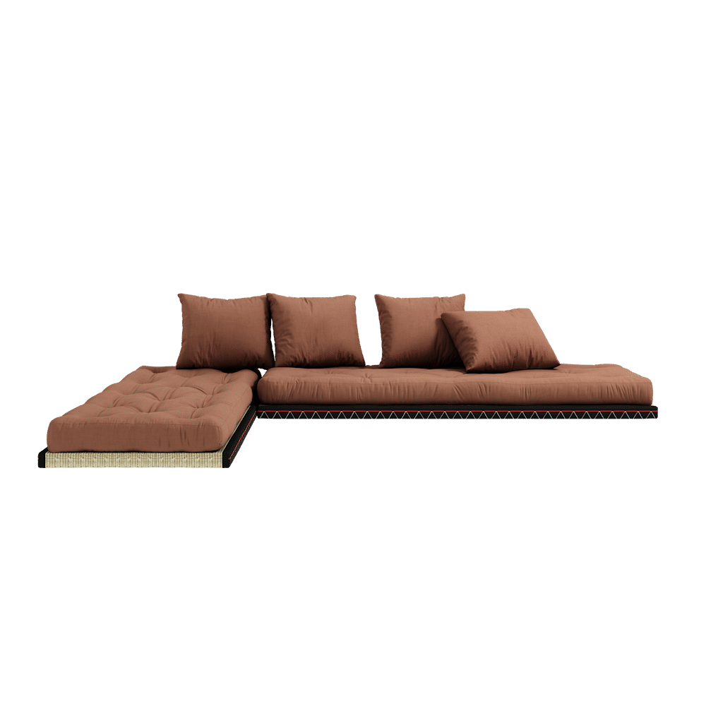 Karup Design CHICO CLAY BROWN W. 2 MONATE 80X200 W. 2 CHICO MATRATZE SET CLAY BROWN