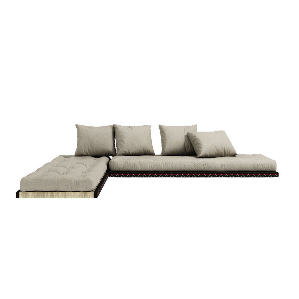 Karup Design CHICO LINEN W. 2 TATAMI 80X200 W. 2 CHICO MATRATZE SET LINEN