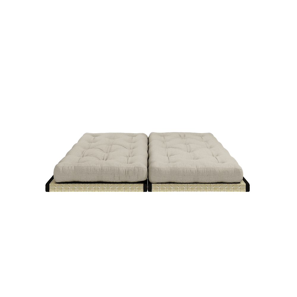 Karup Design CHICO LINEN W. 2 TATAMI 80X200 W. 2 CHICO MATRATZE SET LINEN