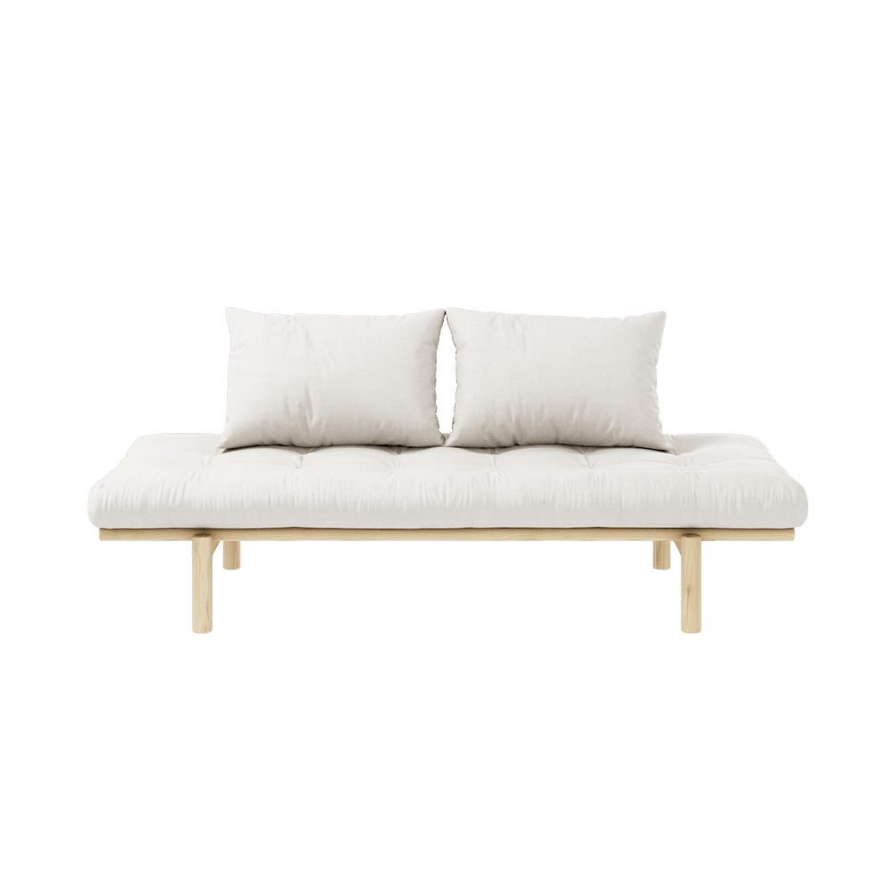 Karup Design PACE DAYBED CLARO LACADO W. COLCHÓN DE 4 CAPAS MIXTO NATURAL