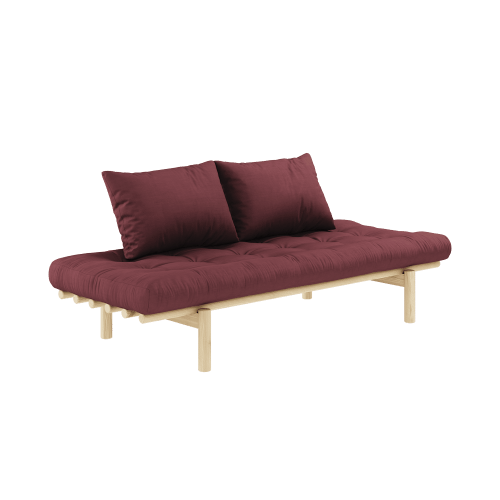 Karup Design PACE DAYBED CLARO LACADO W. COLCHÓN DE 4 CAPAS MIXED BURDEO