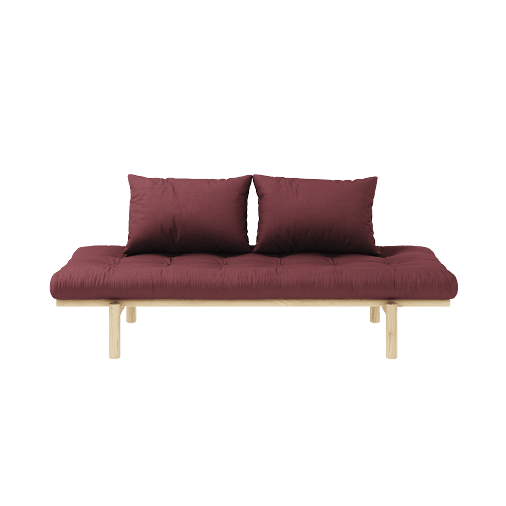 Karup Design PACE DAYBED CLARO LACADO W. COLCHÓN DE 4 CAPAS MIXED BURDEO