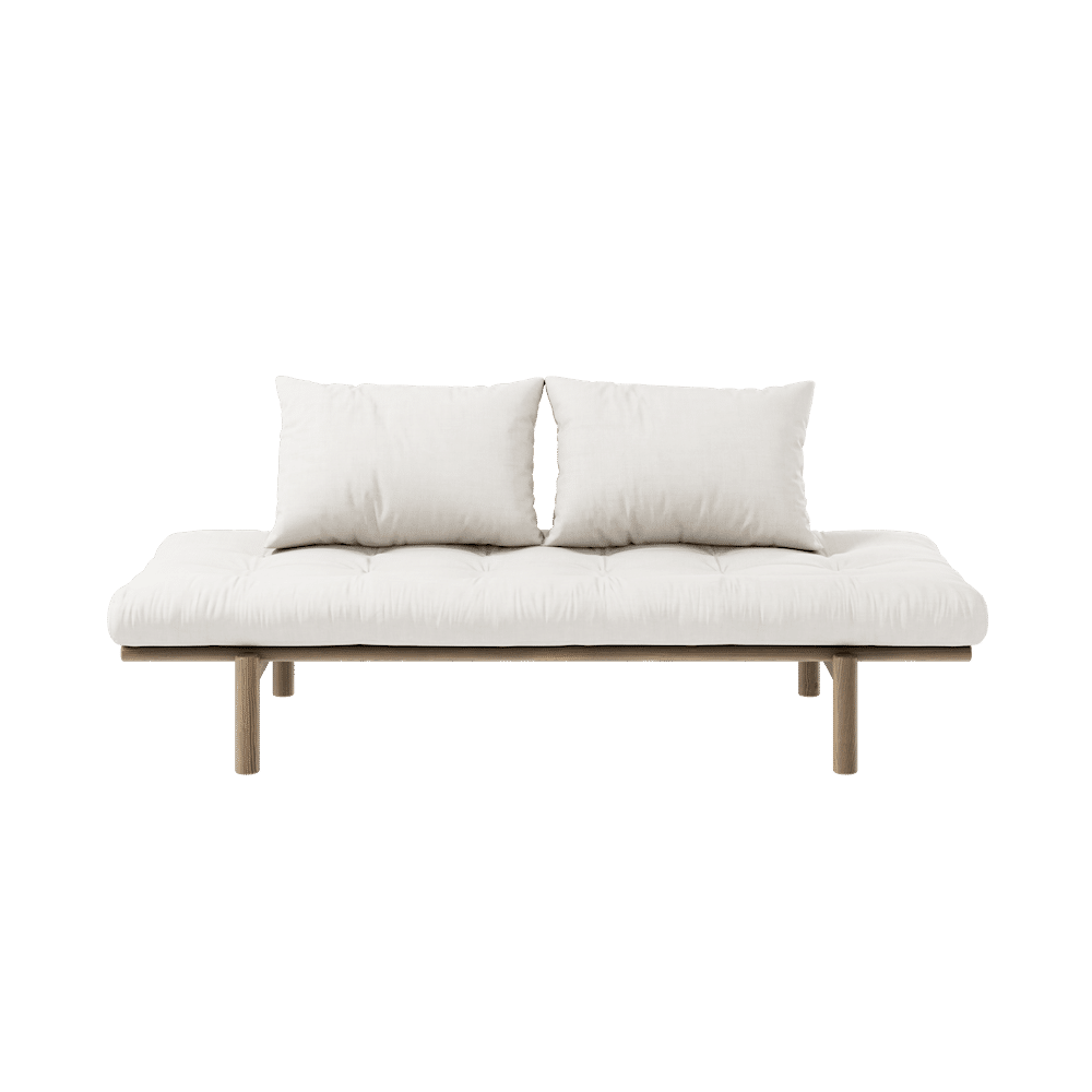 Karup Design PACE DAYBED MARRON CAROUBE LAQUÉ W. MATELAS MIXTE 4 COUCHES NATUREL