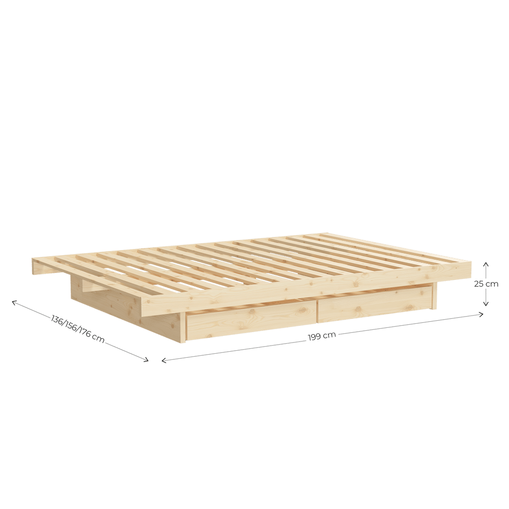 Karup Design KANSO BETT RAW 180X200