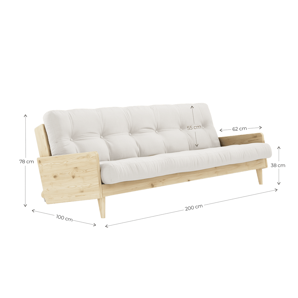 Karup Design INDIE CLAIR LAQUÉ W. 5-COUCHE MIXTE MATELAS MIEL