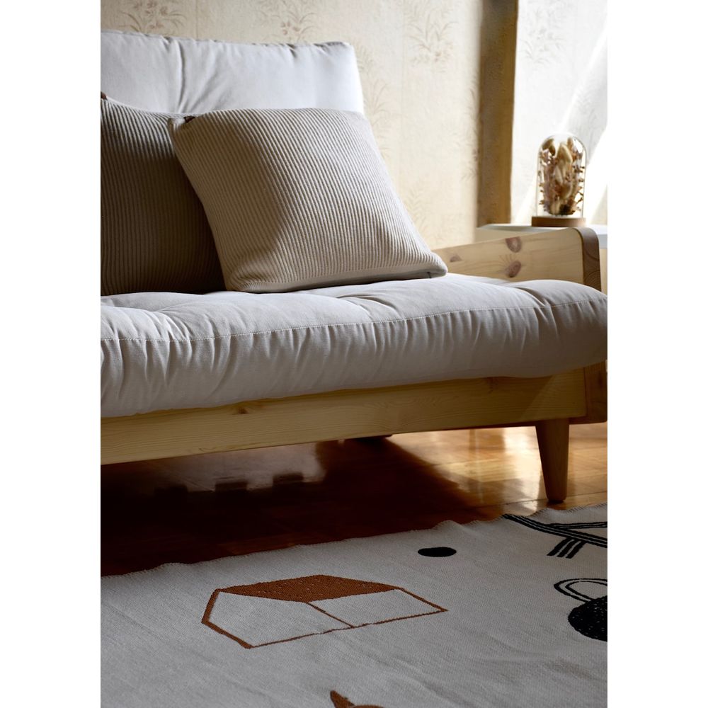 Karup Design INDIE CLEAR LACQUERED W. 5-LAYER MIXED MATTRESS NATURAL