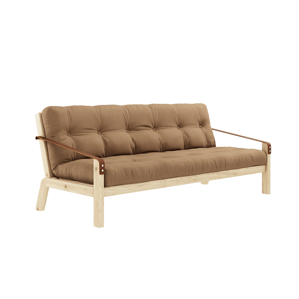 Karup Design POÉSIE CLAIR LAQUÉ W. MATELAS MIXTE 5 COUCHES MOCCAA