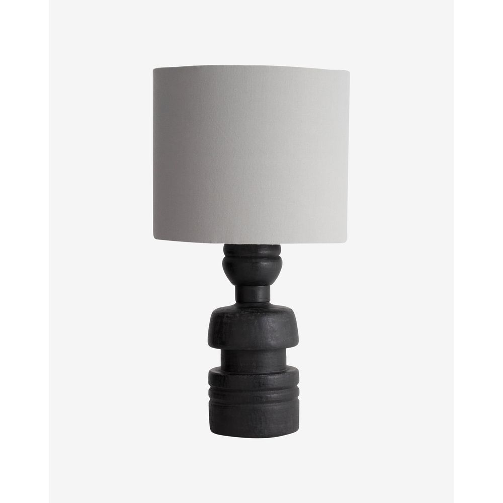 Nordal A/S LOKE lampe de table-noir avec capot gris