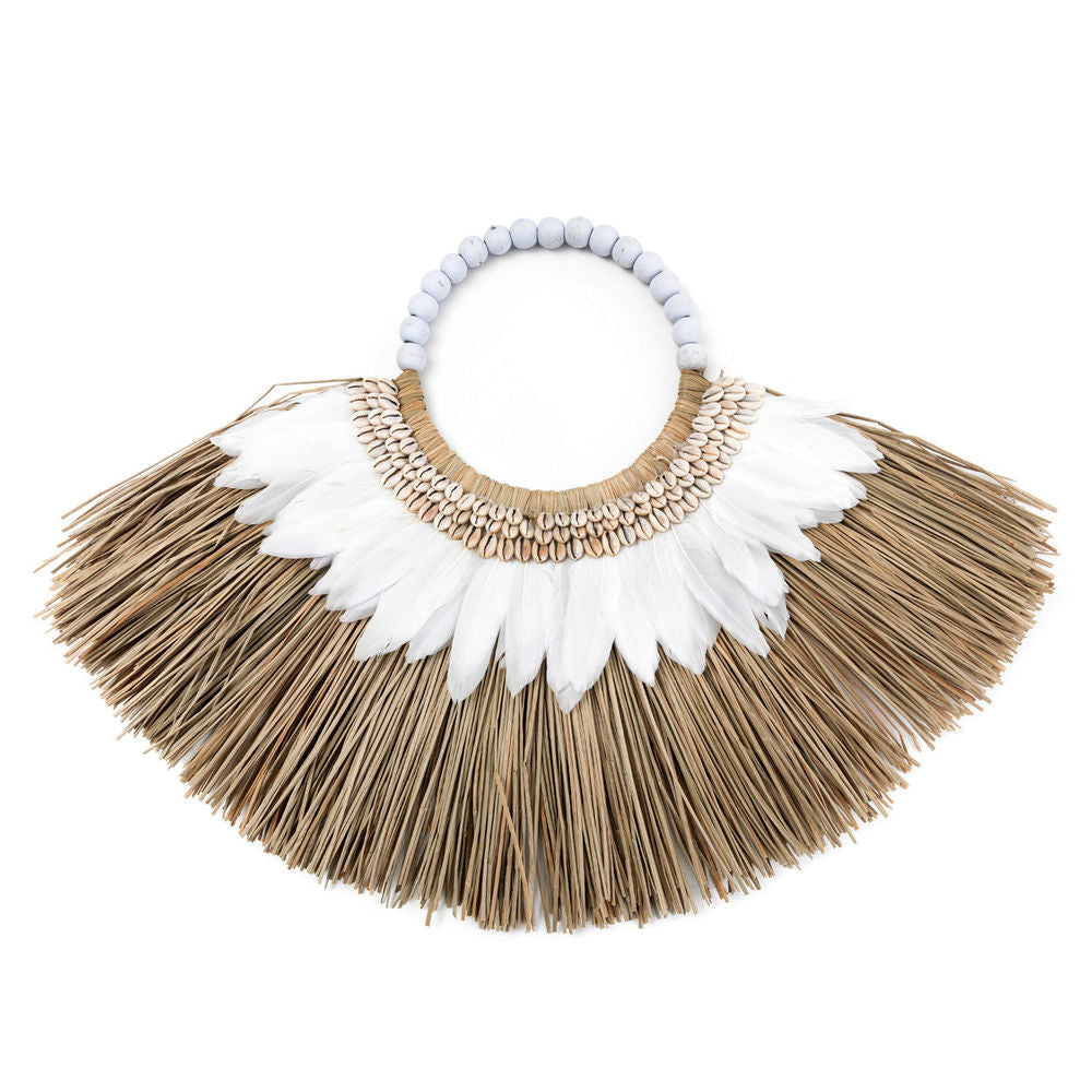 Le Collier Bazar Bizarre La Veine d'Alang-Blanc Naturel