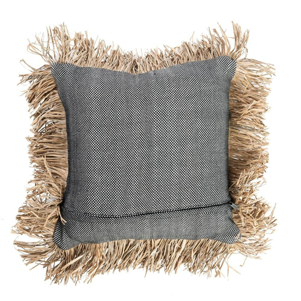 Housse de Coussin en Coton Bazar Bizar De Bonita - Noir Naturel - 40x40