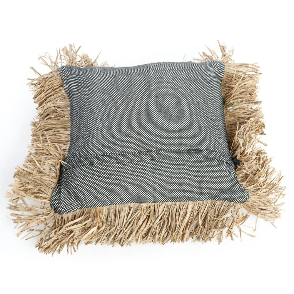 Housse de Coussin en Coton Bazar Bizar De Bonita - Noir Naturel - 40x40