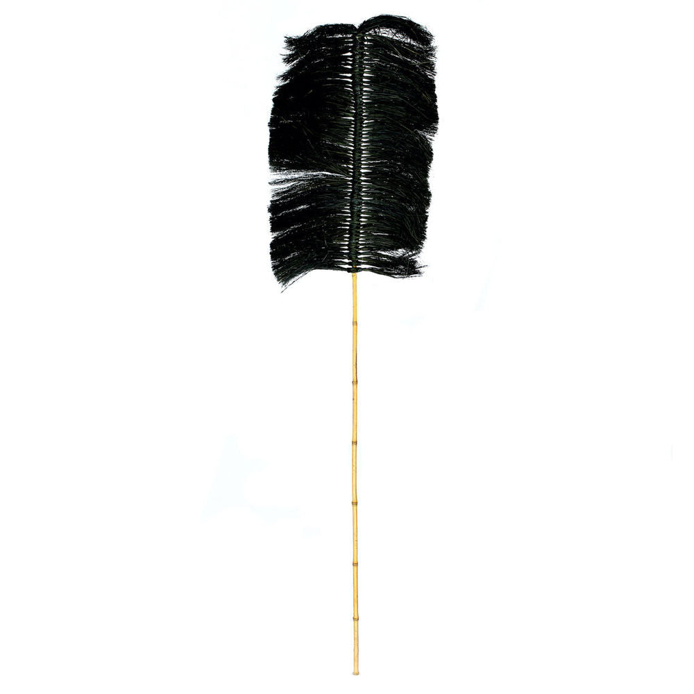 Bazar Bizarre Das Raffia Palme ira-Schwarz-Set von 6