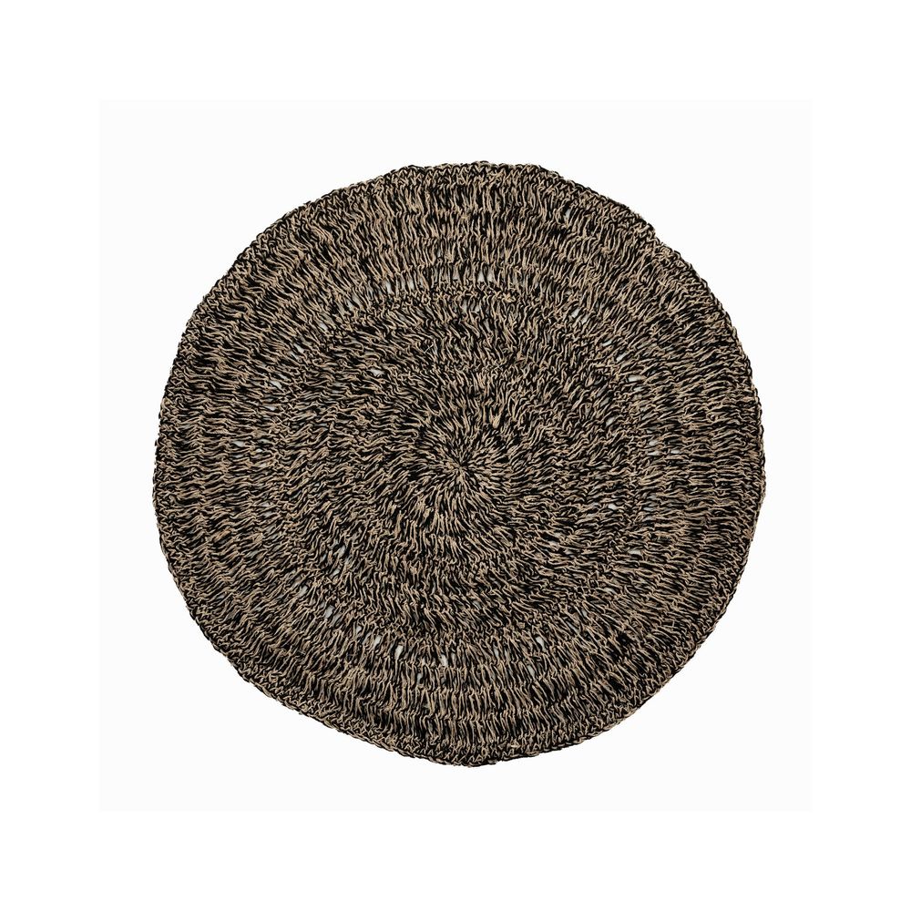 Alfombra Bazar Bizarre Seagrass-Negro Natural-100