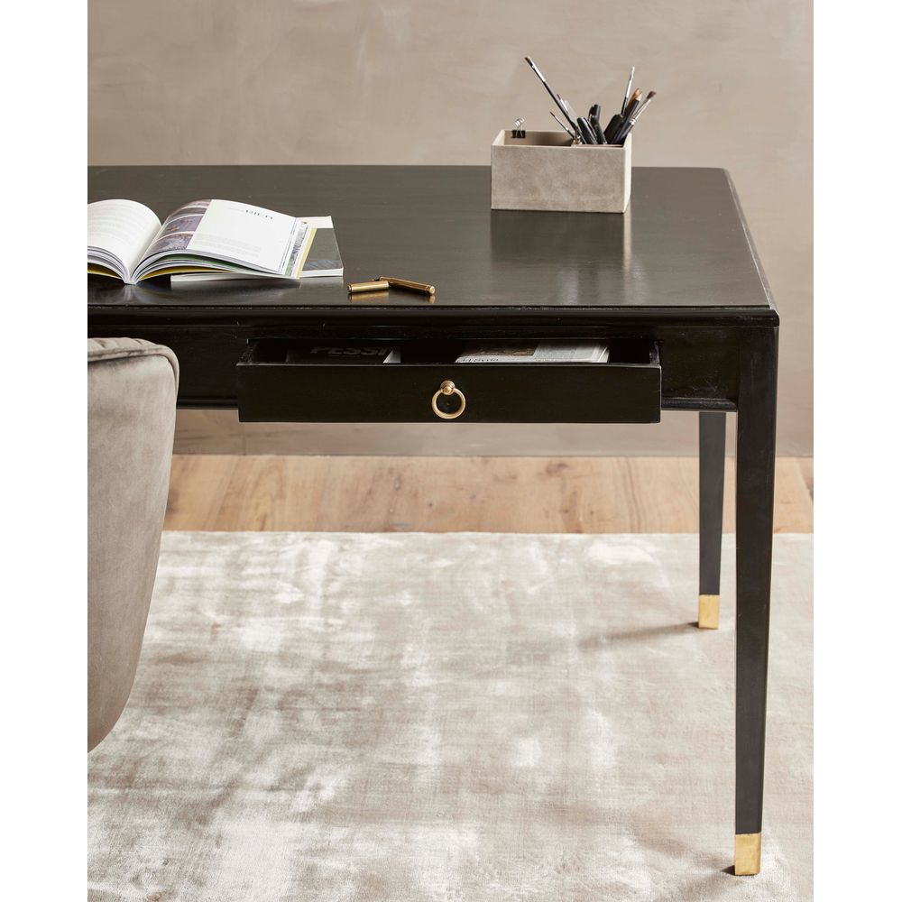 Bureau Nordal A/S EMS avec tiroirs 2-bois noir