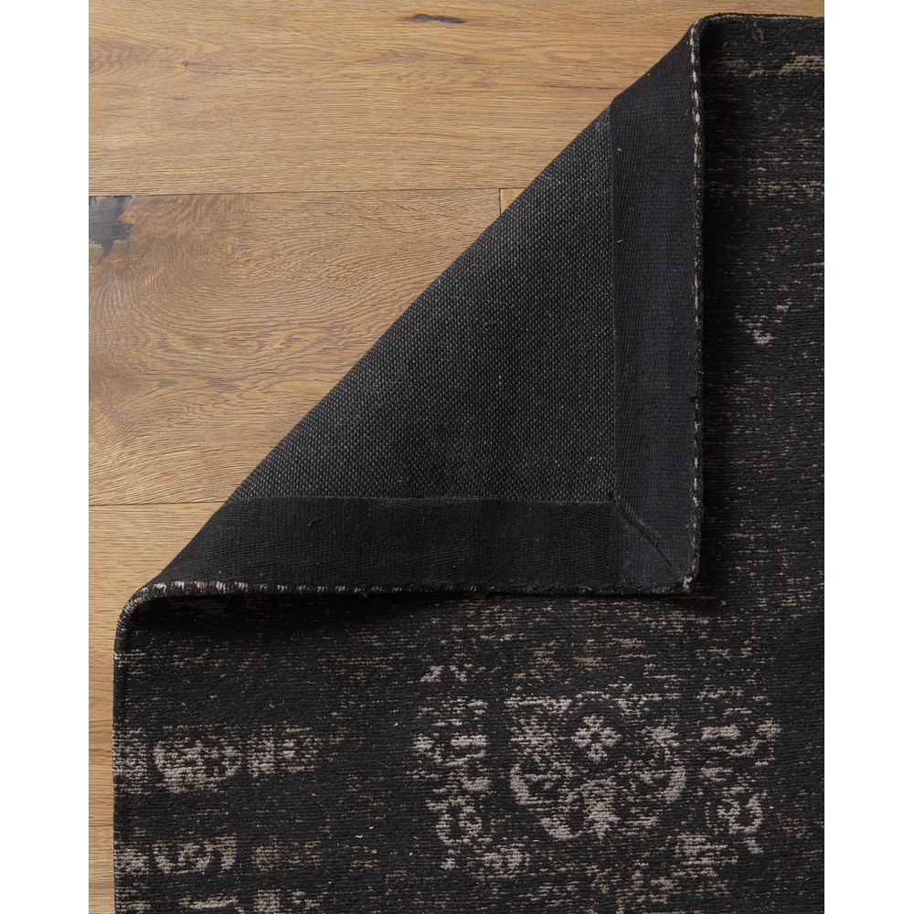 Nordal A/S GRAND tapis tissé, gris foncé/noir