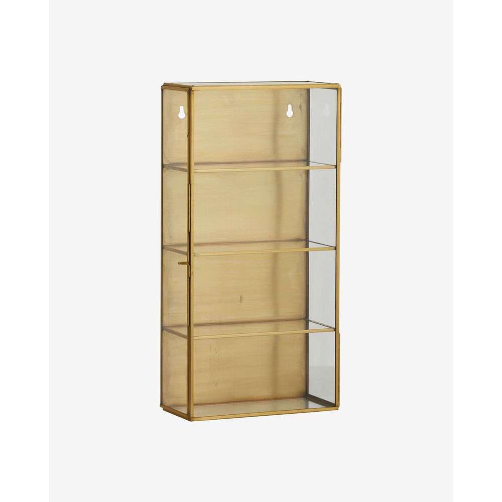 Nordal Mueble de pared pequeño A/S ADA, S,3 estantes, oro