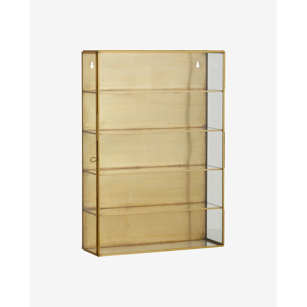 Nordal Mueble de pared A/S ADA, M, 4 estantes, oro