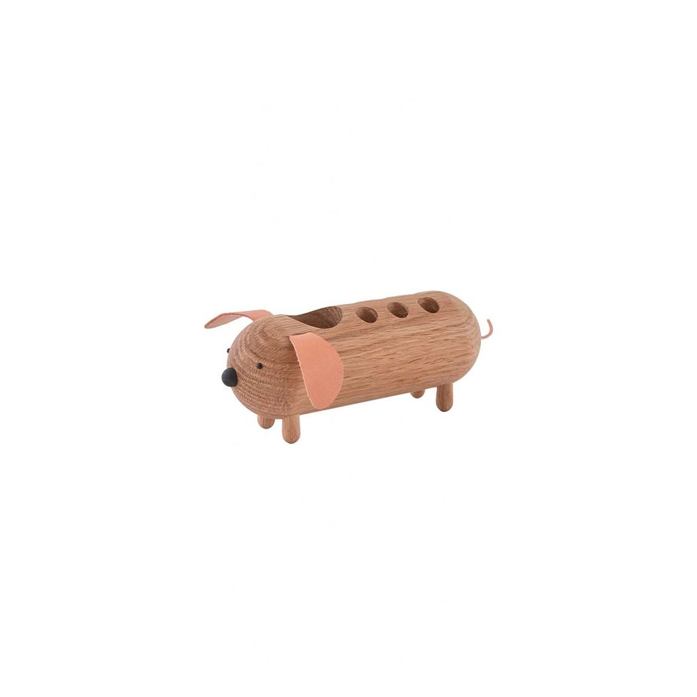 OYOY MINI Eddie Dog Pencil Holder - Nature