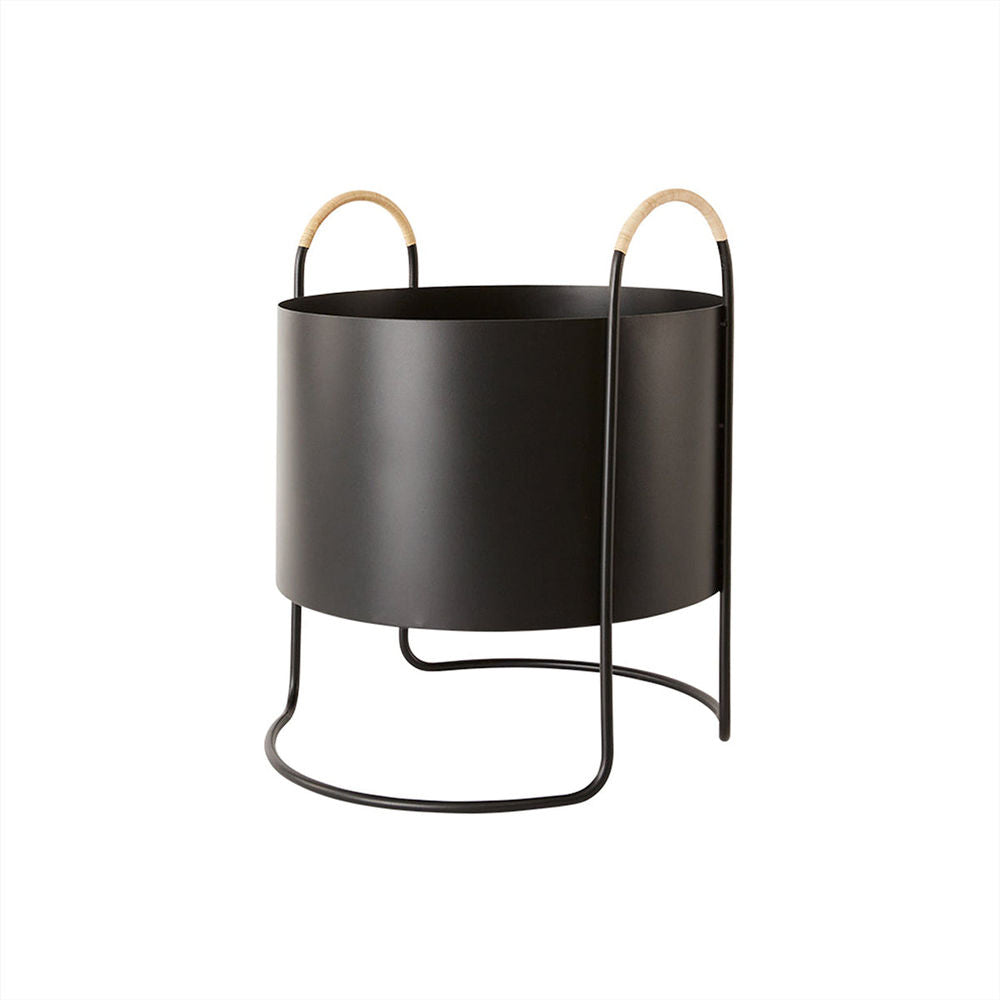 OYOY LIVING Maki Planter-Capa-Negro