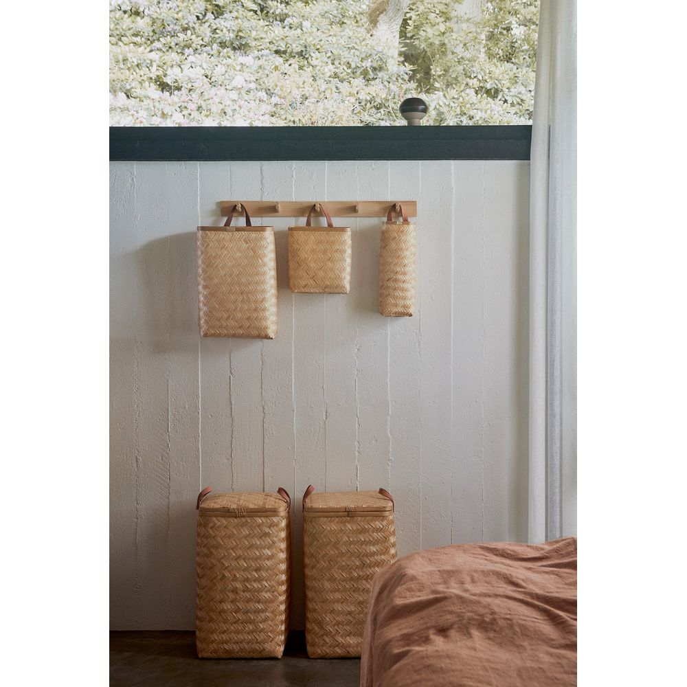 OYOY LIVING Spreta Cesta de pared grande-Naturaleza