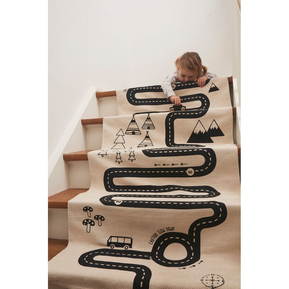 OYOY MINI Tapis Adventure-Blanc cassé