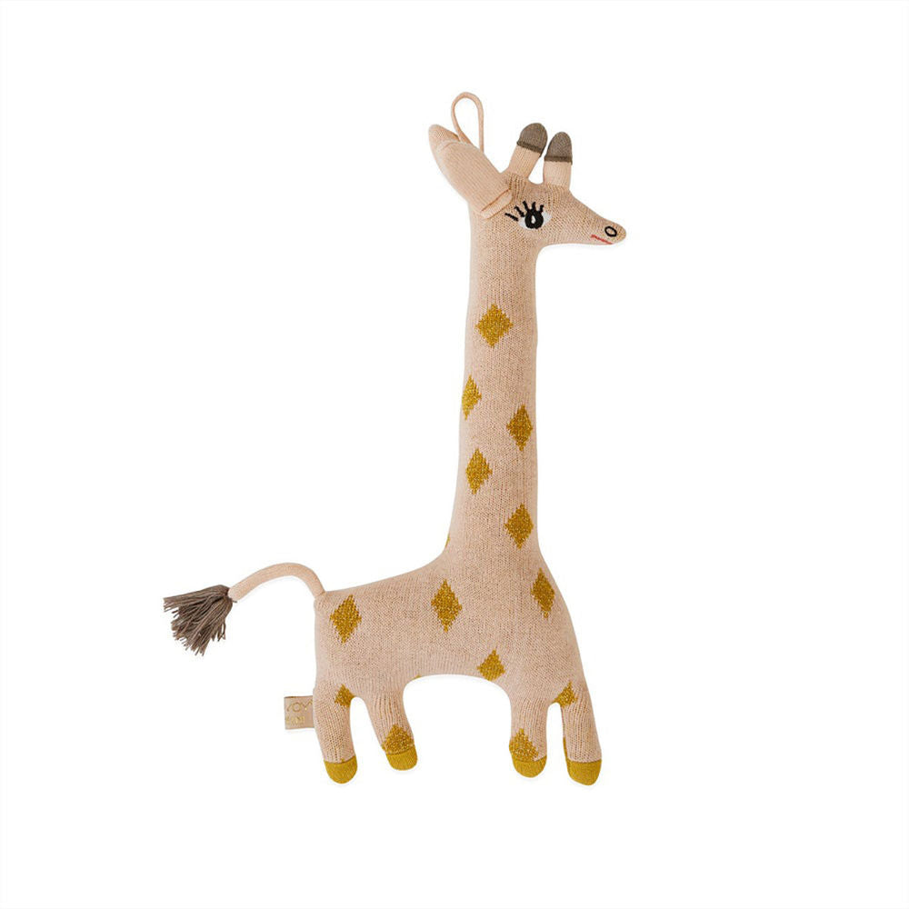 OYOY MINI Darling-Bébé Guggi Girafe-Rose/Ambre