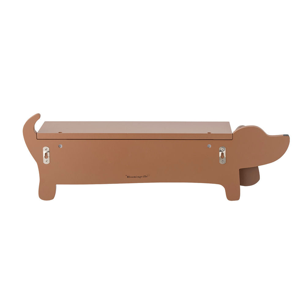 Bloomingville MINI Charlie Plank, Bruin, MDF