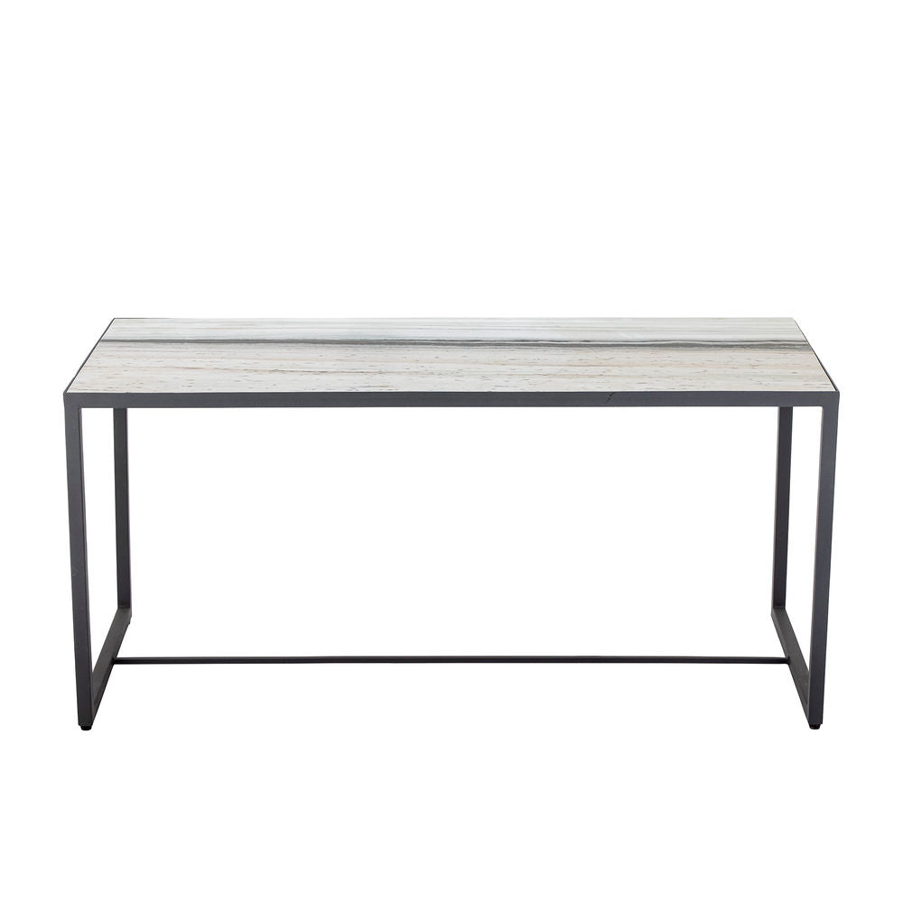 Bloomingville Ines Table basse, Blanc, Marbre