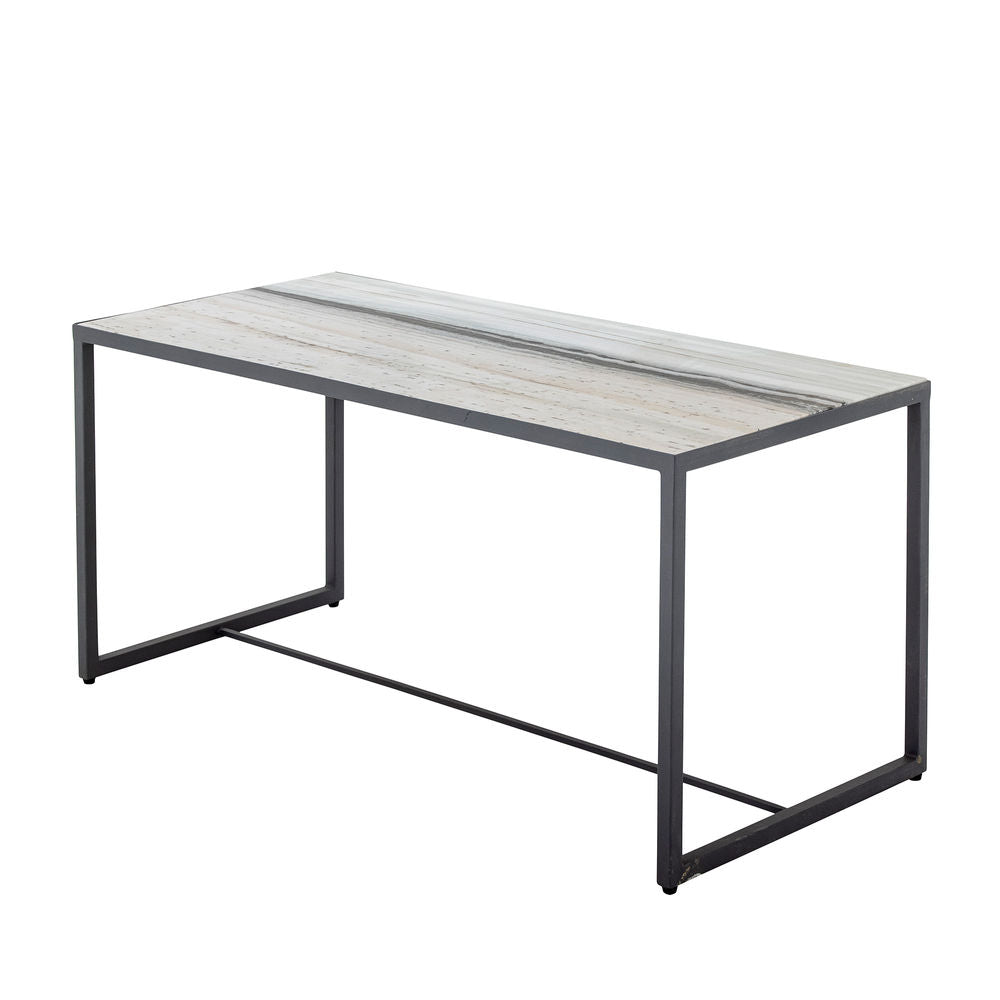 Bloomingville Ines Table basse, Blanc, Marbre