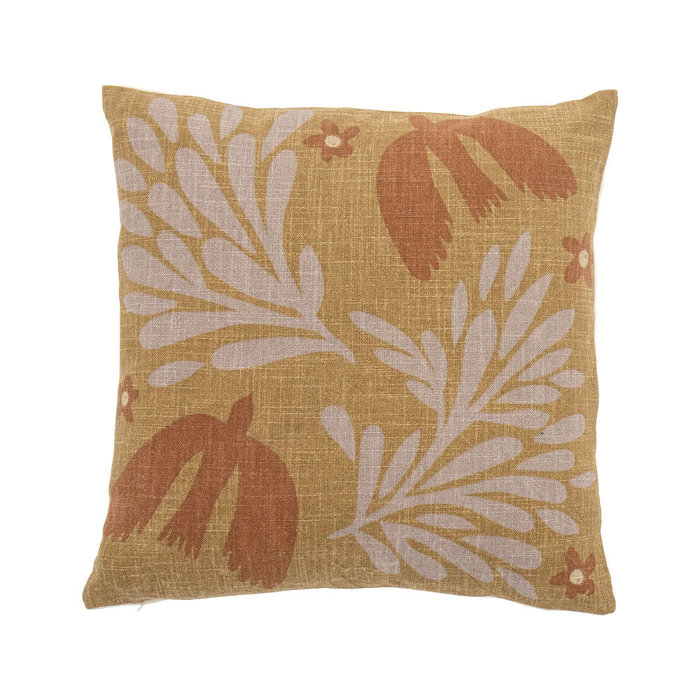 Bloomingville Coussin Lark, Jaune, Coton