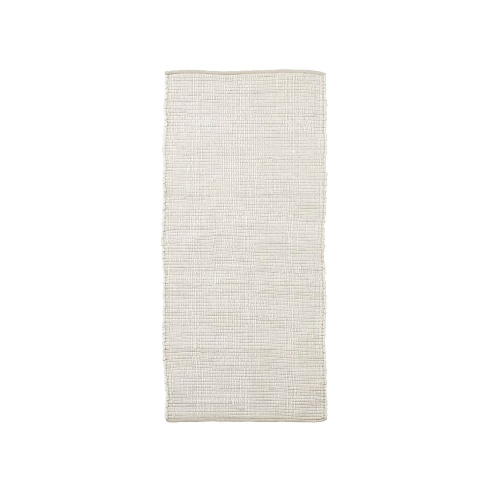 House Doctor Tapis, Chindi, Blanc