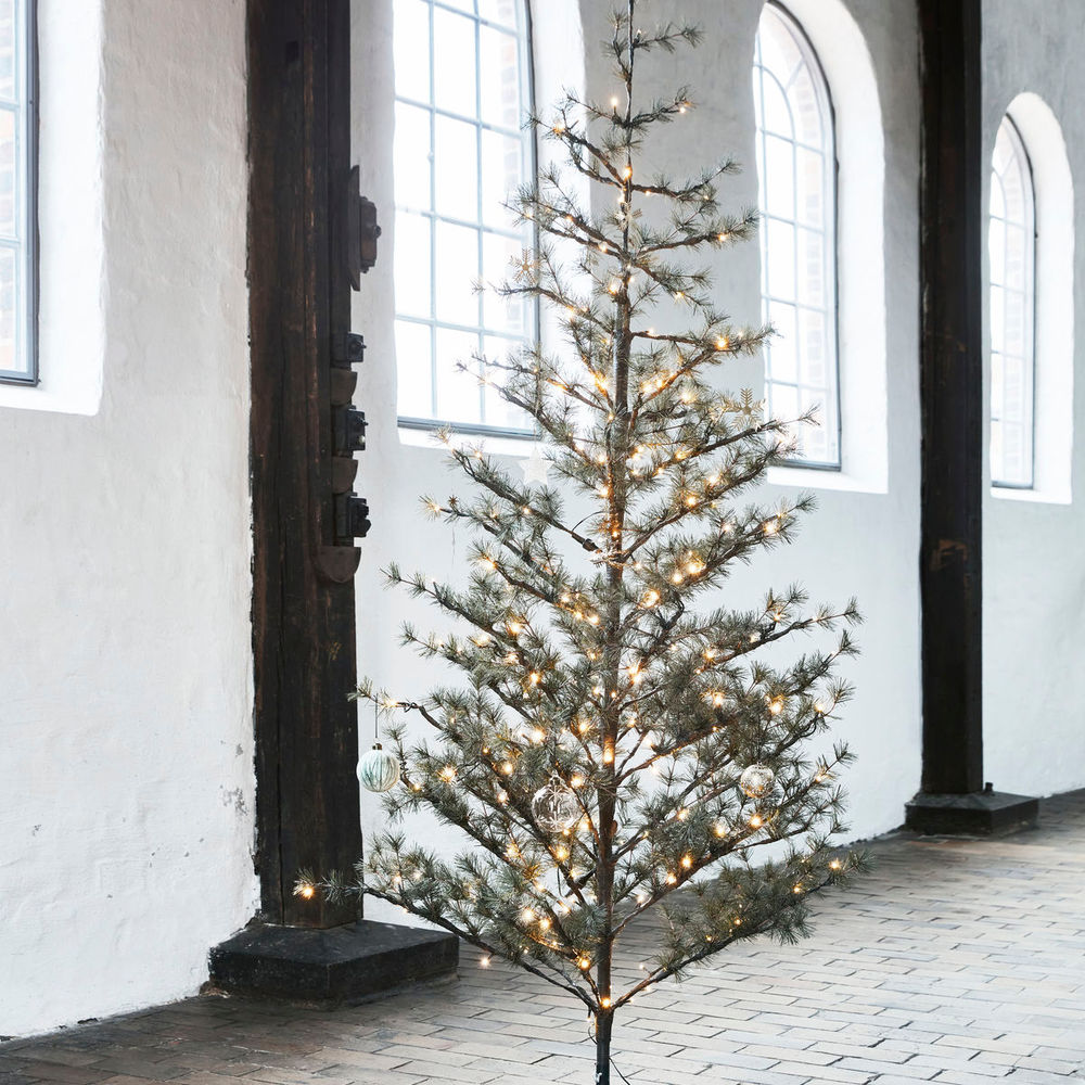 Hausarzt Weihnachts baum mit LED-Leuchten, Pin, Natur