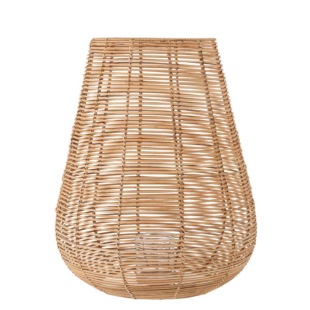 Bloomingville Sarona Lantaarn met/Glas, Natuur, Rotan