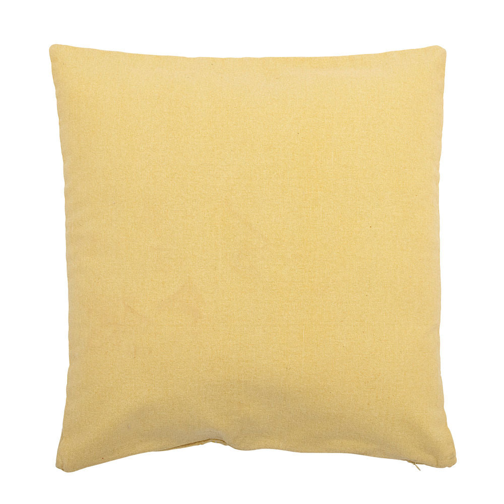 Bloomingville Cowes almohada, amarillo, OEKO-TEX de algodón®