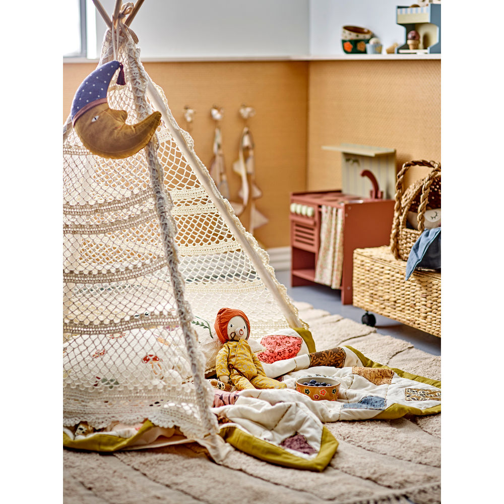 Bloomingville MINI Herle Kinder Tipi, Natuur, Katoen