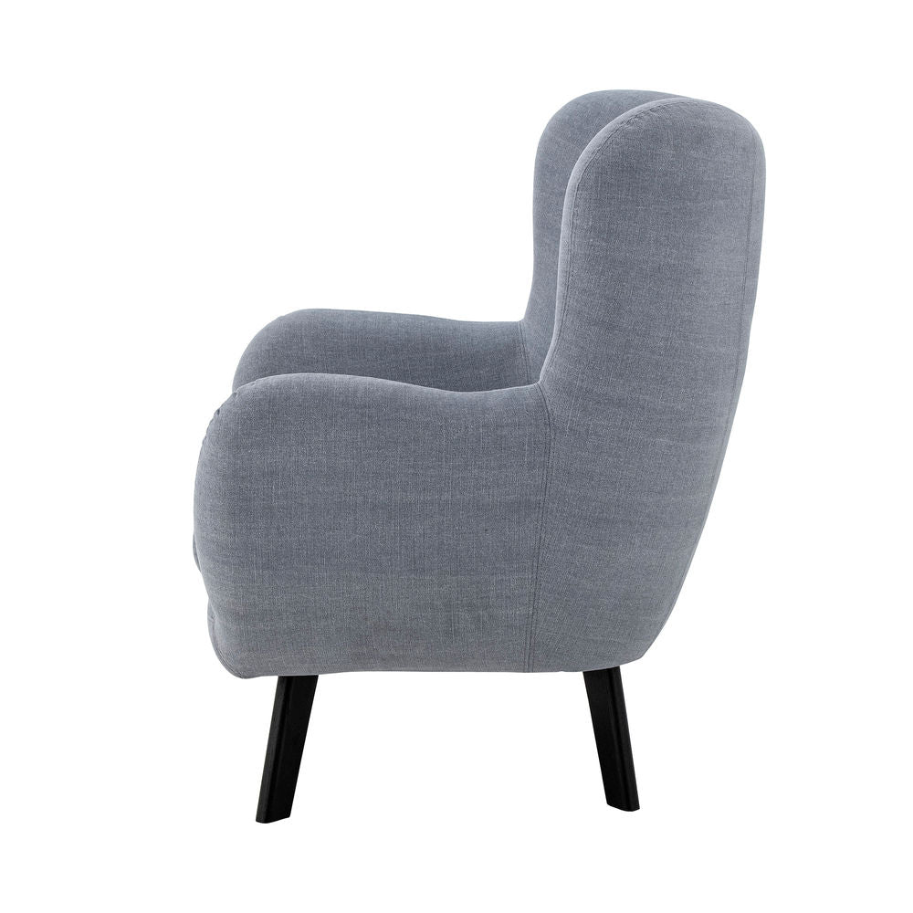 Creative Collection Fauteuil Beau, Bleu, Coton