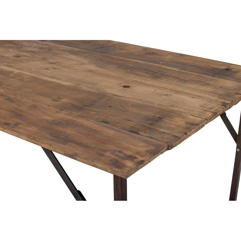 Creative Collection Loft eettafel, bruin, teruggewonnen hout