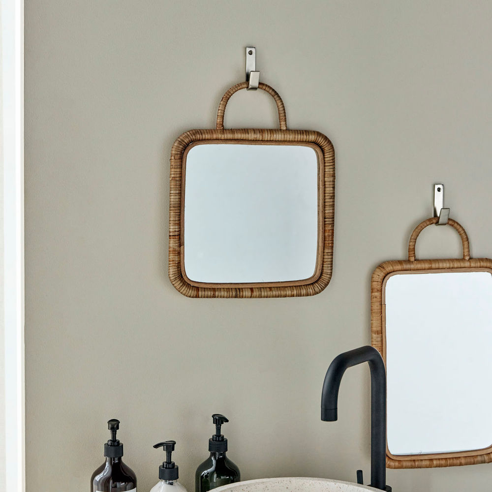 Meraki Miroir avec cadre, MKBaki, Naturel