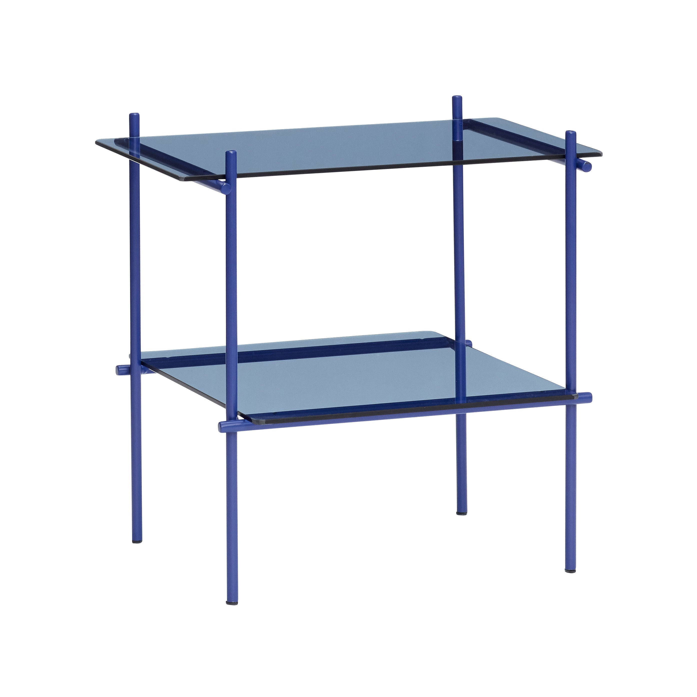 Hübsch Table d'Appoint Niche Carrée Petit Bleu