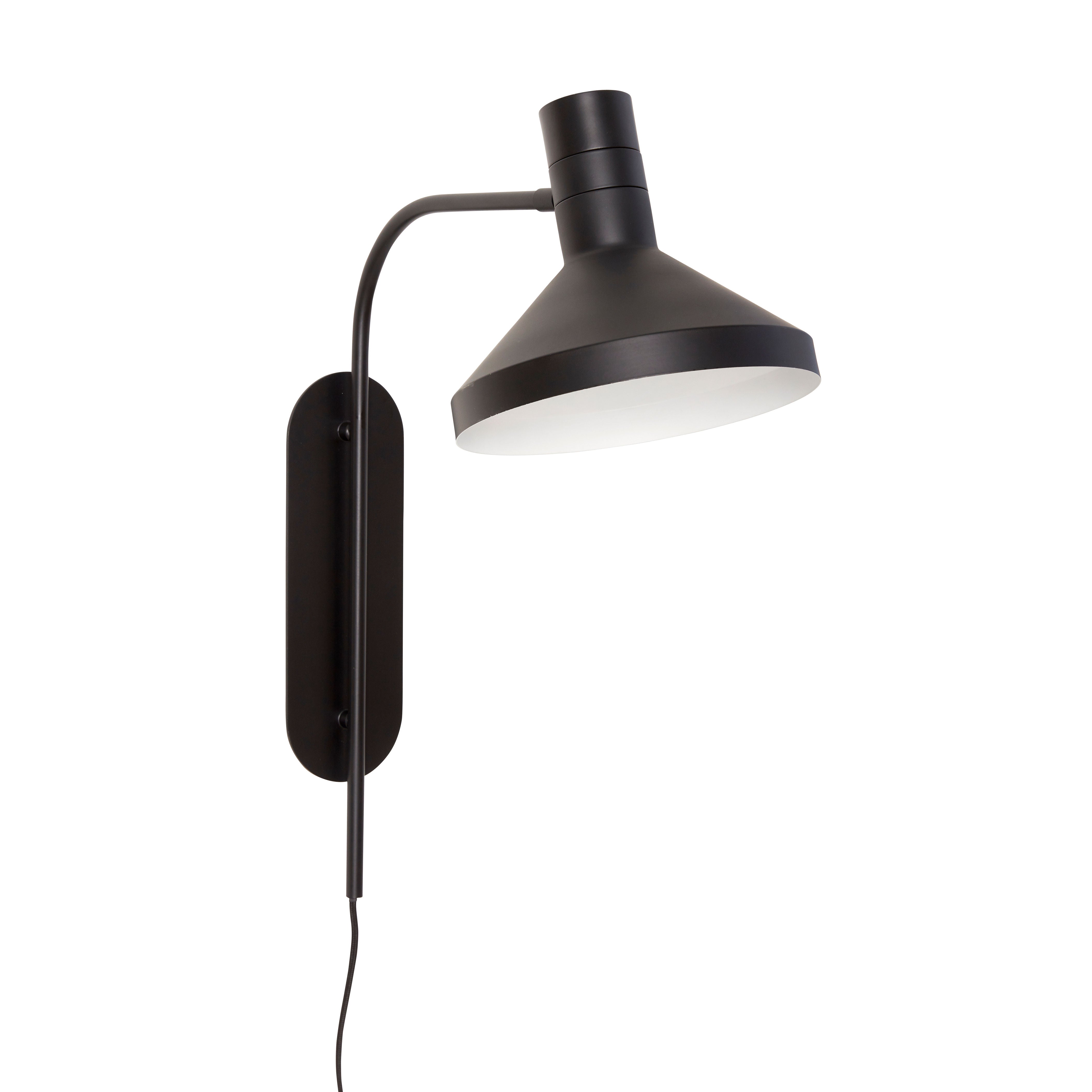 Hübsch Studio Wandlamp Zwart