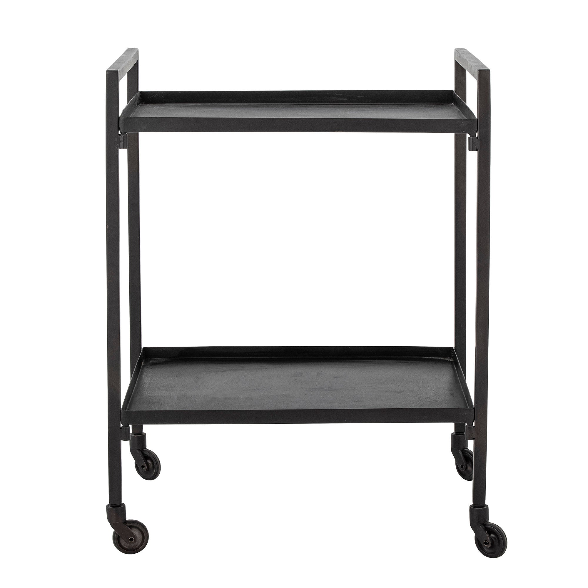 Bloomingville Mesa de bar Grand, Negro, Metal