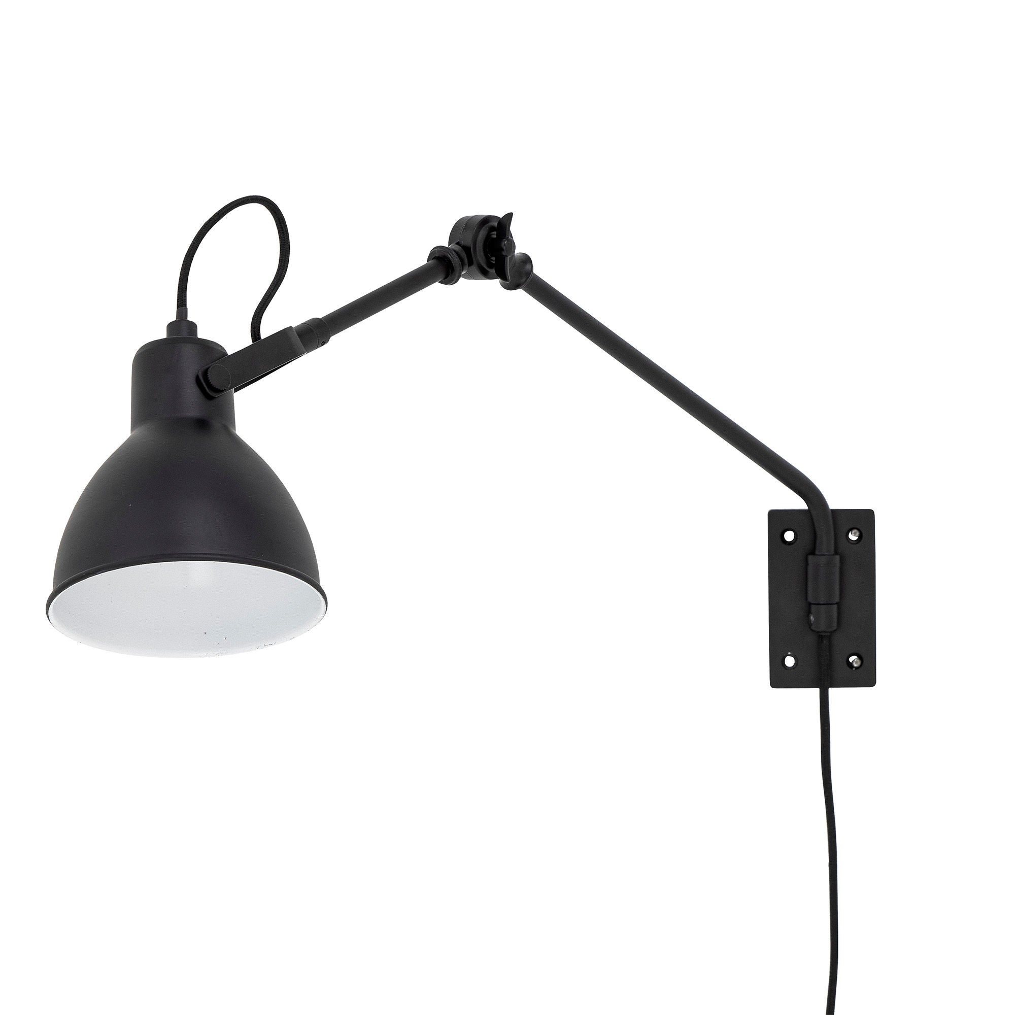 Creative Collection Jili Wand lampe, schwarz, Metall