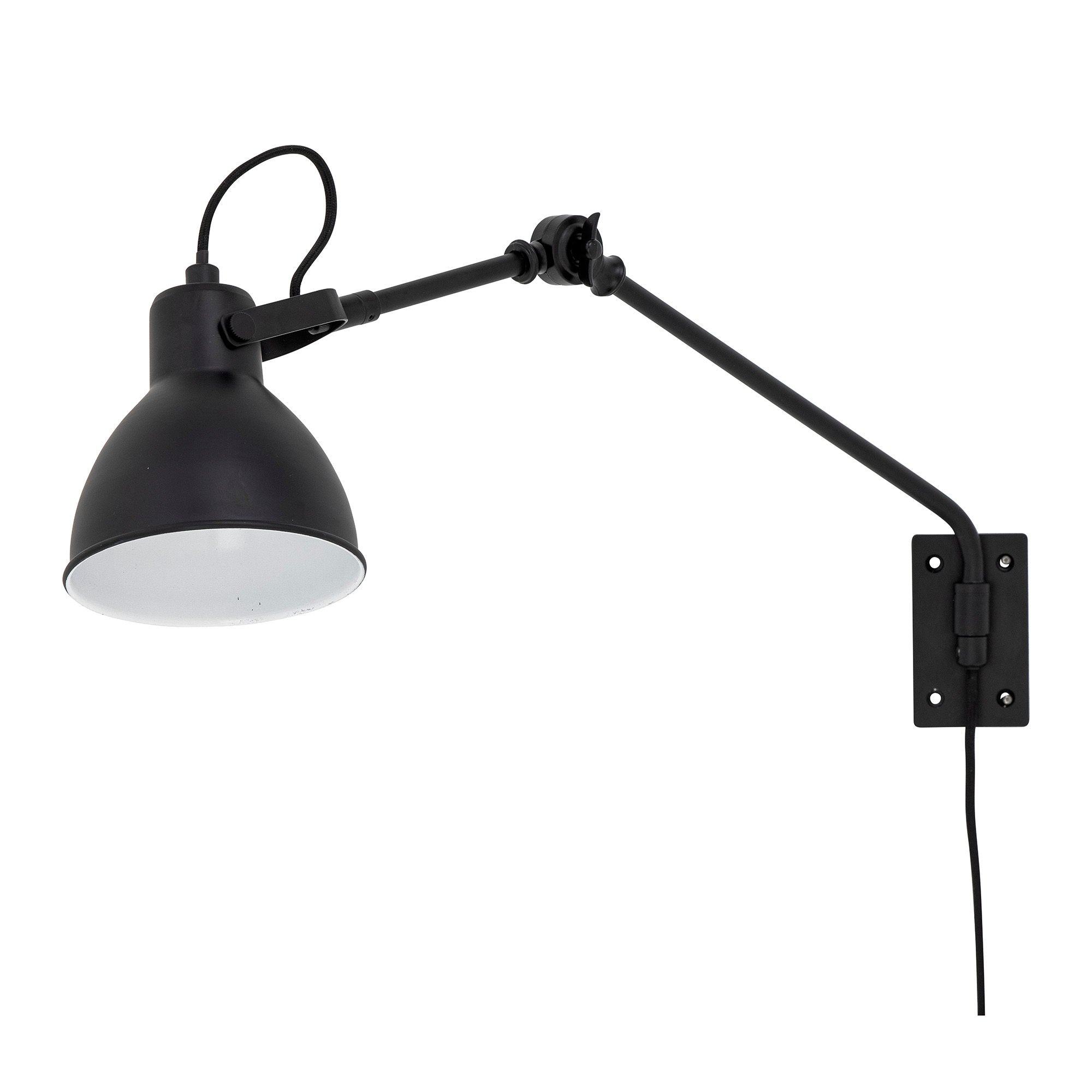 Creative Collection Jili Wand lampe, schwarz, Metall