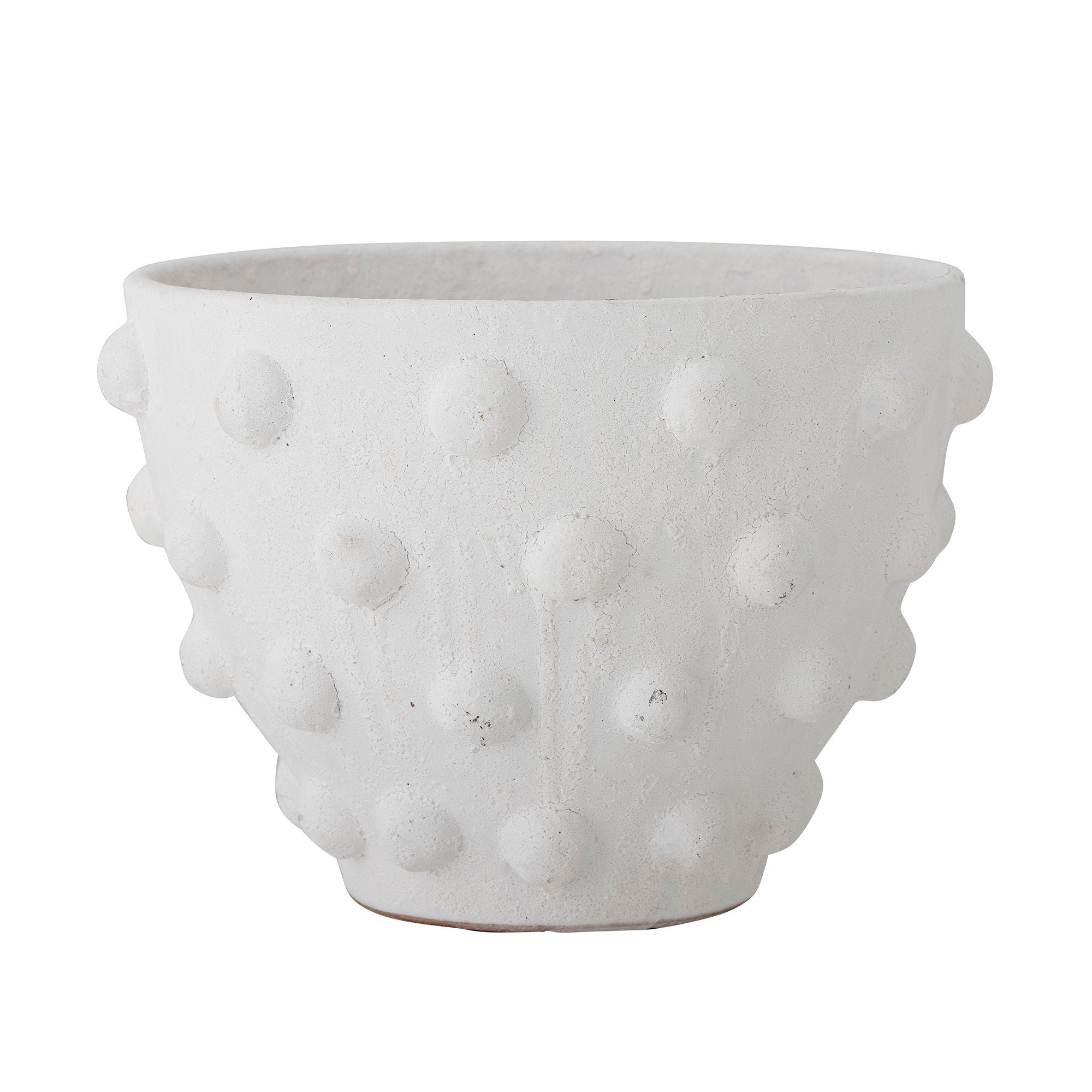 Bloomingville Rokiya Deco Pot de fleurs, Blanc, Terracotta