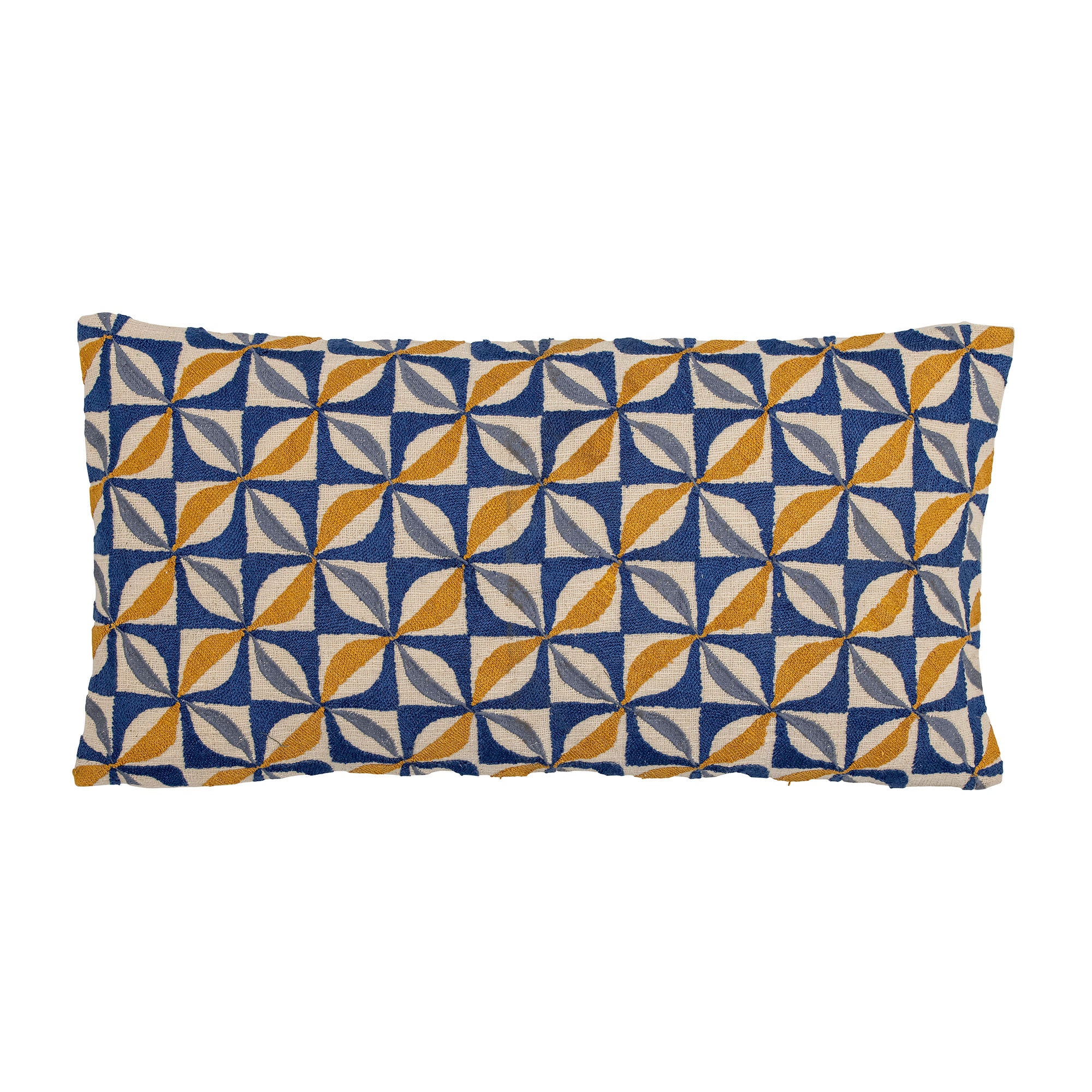 Creative Collection Coussin Calia, Bleu, Coton