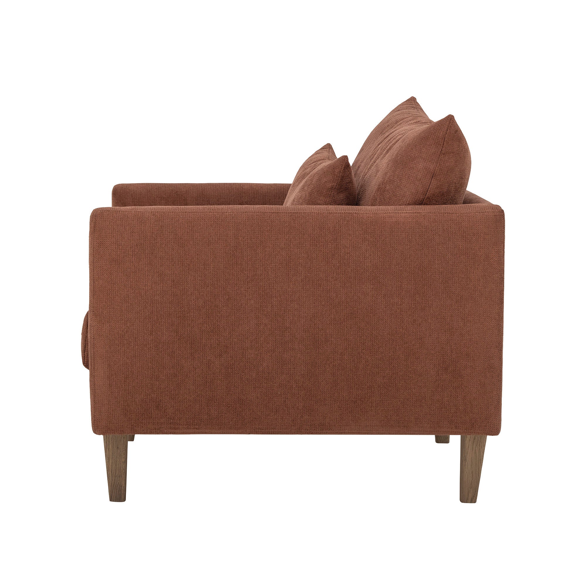 Kreative Sammlung Thess Lounge Chair, Braun, FSC®Mischen, Poly wieder gewinnen