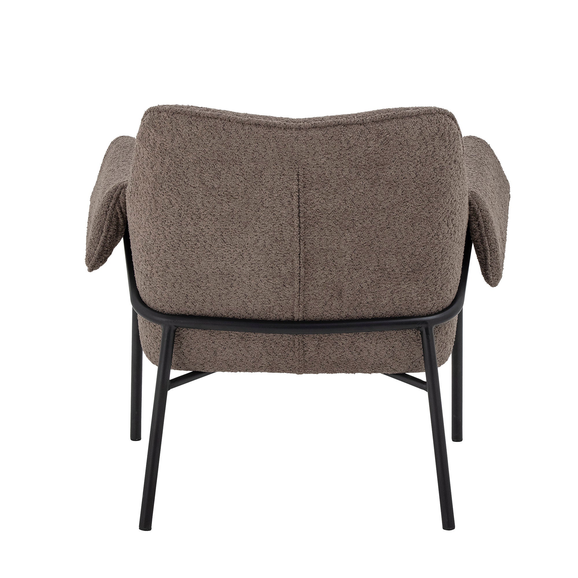 Bloomingville Chaise Fendi, Marron, Polyester