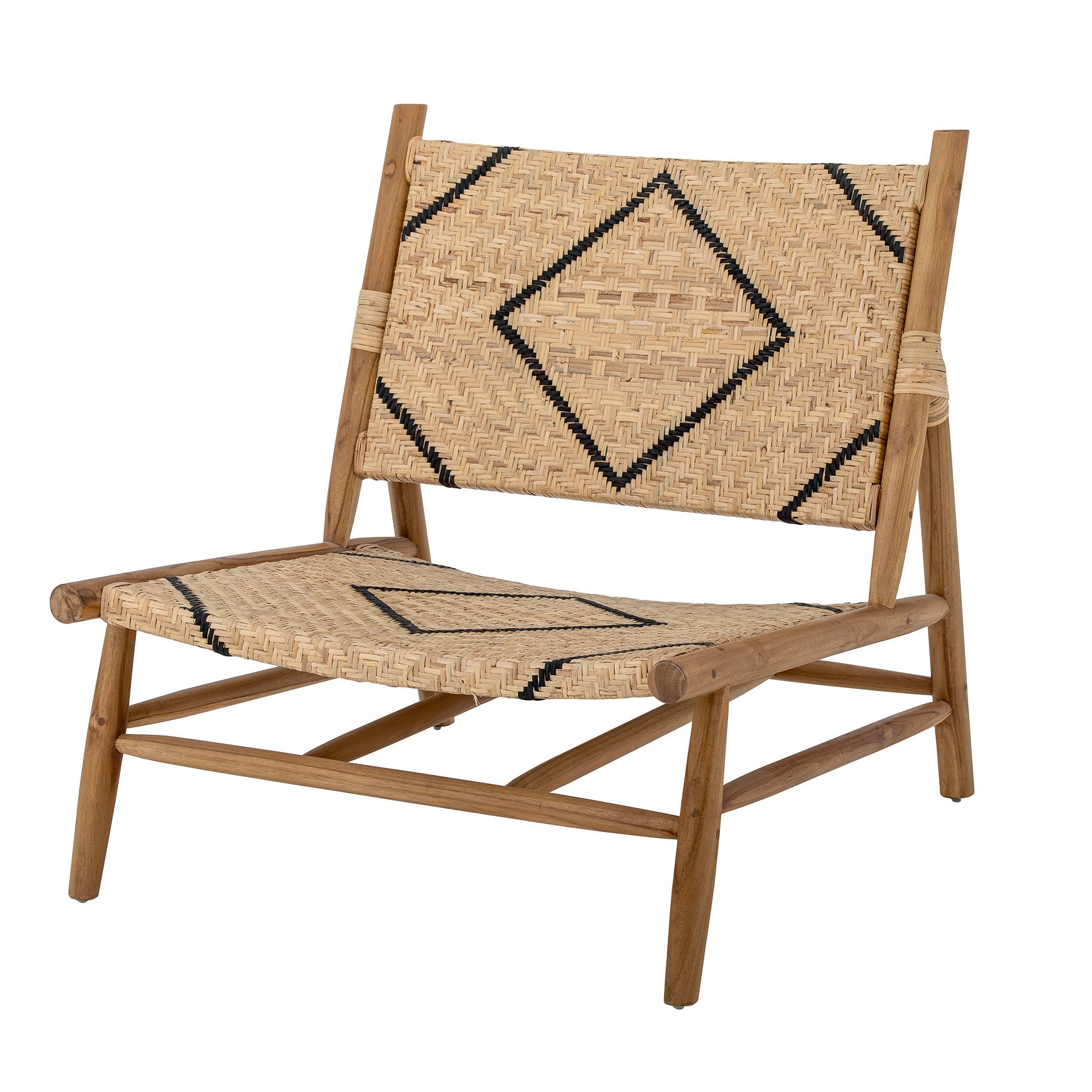 Creative Collection Lennox Loungestoel, Natuur, Teakhout